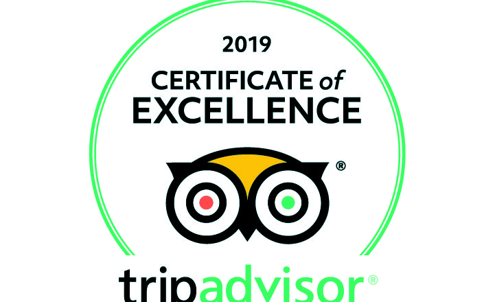 Cancun Airport Transportation Certificate of Excellence awarded by Tripadvisor