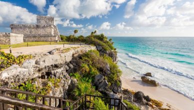 Tulum's coast