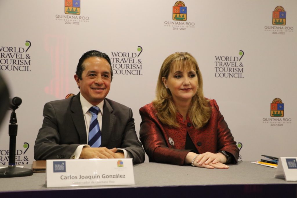 Governor of Quintana Roo with CEO of WTTC