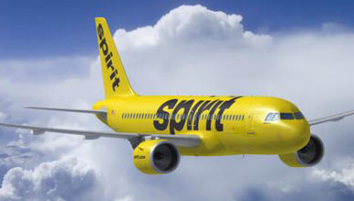 Spirit Airlines' plane