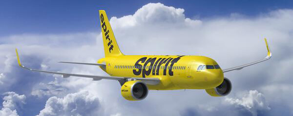 Spirit Airlines' plane