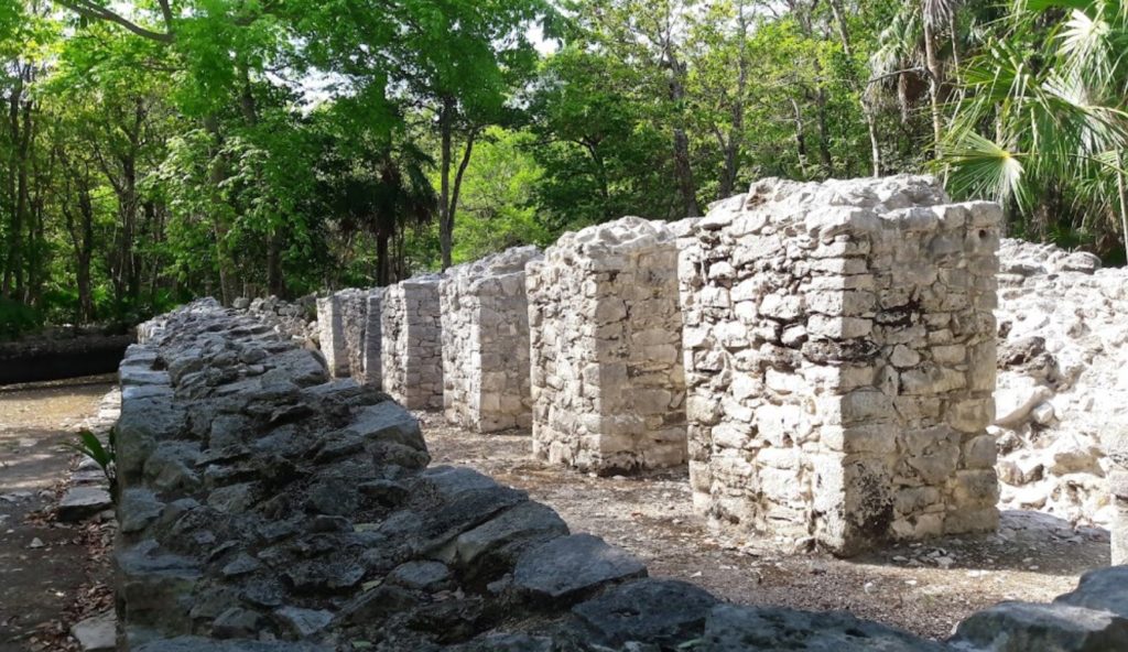 Ruins at Xel Ha Archaeological Site, Mexico