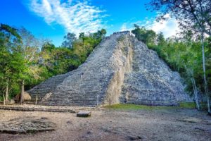 Archaeological Site of Coba in the Yucatan Peninsula