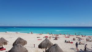 Sunny days at the beach in Cancun