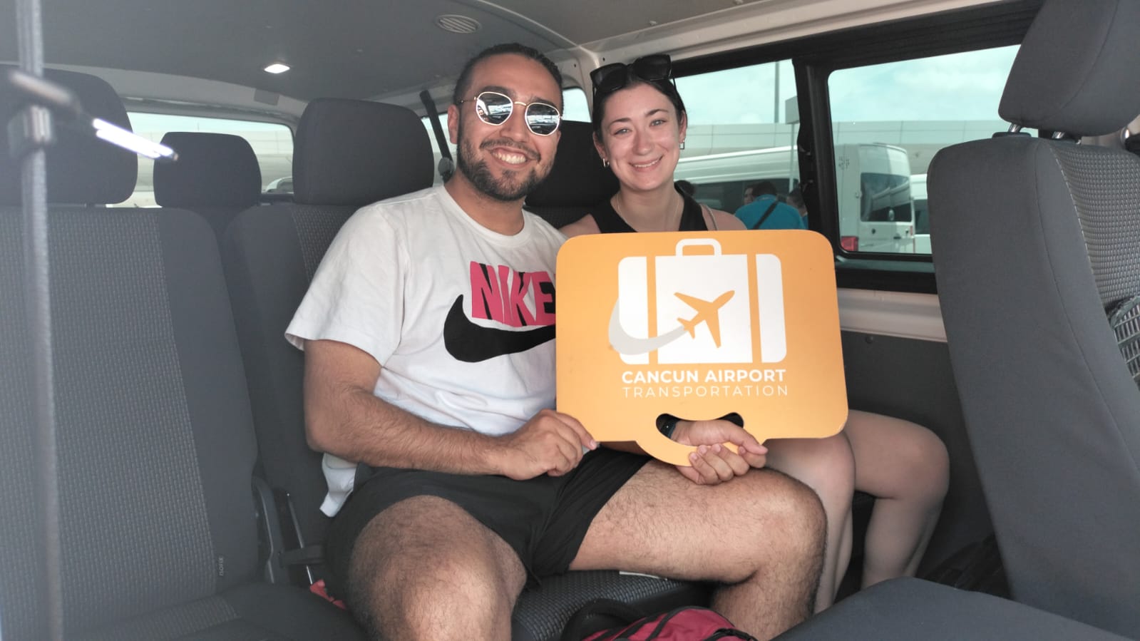 Cancun Airport Transportation Happy Clients at Cancun Airport