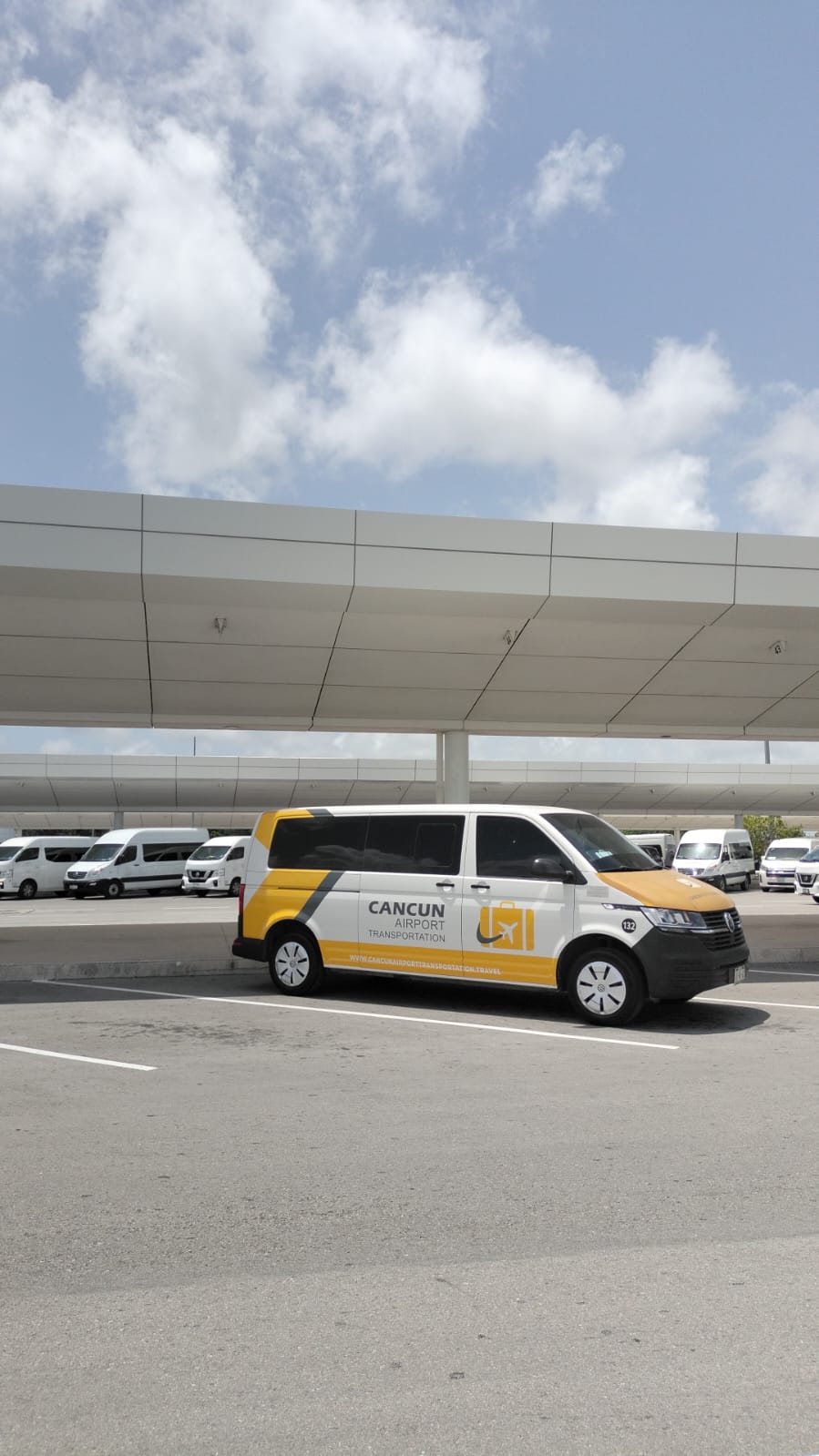 Cancun Airport Transportation clients at Cancun Airport