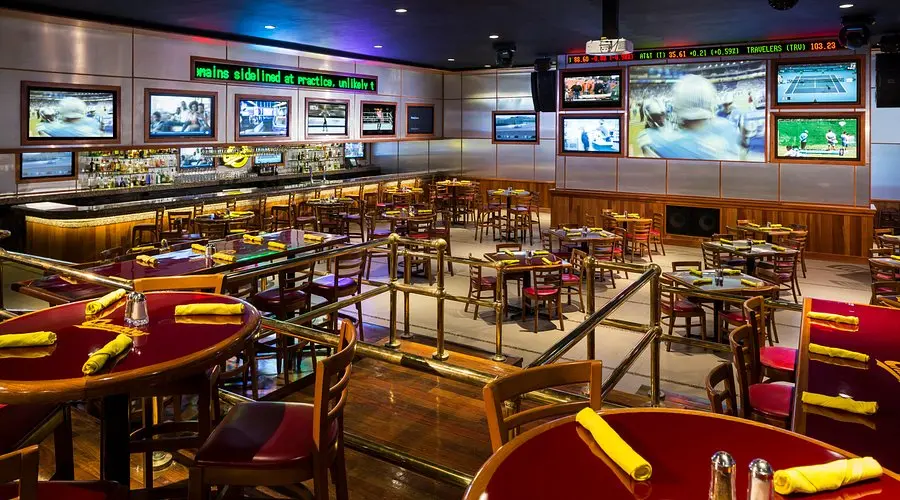 Champions Sports bar located in the Marriot Hotel Cancun.