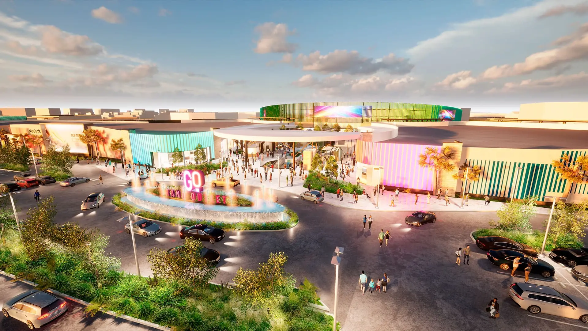 Shopping center in Cancun: Grand Outlet Riviera Maya